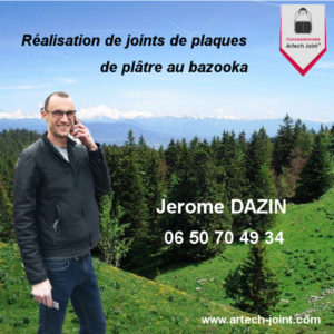Jérôme Dazin, Jurassien et jointeur de plaques de plâtre à Bletterans