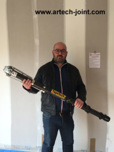 jointeur au bazooka en Vendée, pour les joints de plaques de plâtre