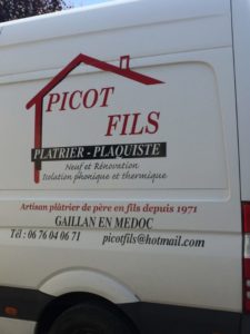 Plâtrier Plaquiste, entreprise Picot et Fils avec les joints Artech Joint